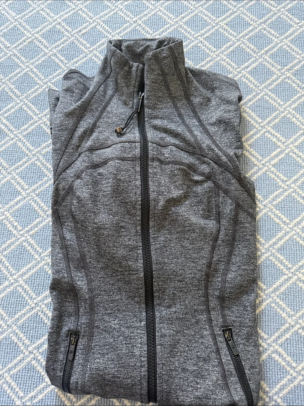 lululemon athletica Heathered Gray Full-Zip Hoodie